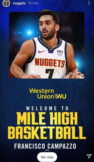 Denver la lía con Campazzo: "Bienvenido, Francisco"