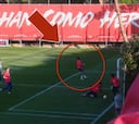 El preocupante entrenamiento de Costa delante de Simeone