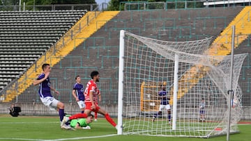 El delantero estadounidense marcó su primer gol con la camiseta del conjunto alemán en duelo de pretemporada.