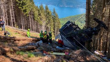 El jefe del teleférico caído en Italia admite que desactivó el freno