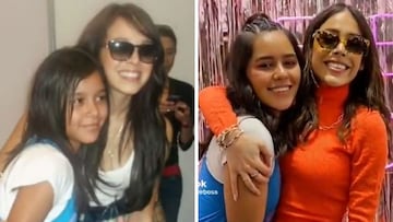 Danna Paola ayudó a una fan a recrear una foto que se tomaron hace más de 10 años