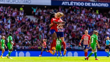 21/04/24 FUTBOL FEMENINO
PARTIDO PRIMERA DIVISION FEMENINA
 ESTADIO CIVITAS METROPOLITANO
ATLETICO DE MADRID - REAL BETIS 
GOL LUDMILA 1-0 ALEGRIA