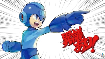 capcom eslogan phoenix wright objection mega man