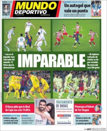 Portadas de la prensa mundial