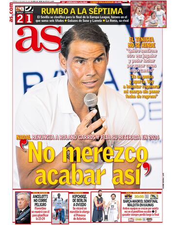 Las portadas de AS de mayo