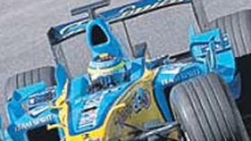 <b>MEJOR RESULTADO. </b>El Renault de Fisichella no tuvo averías ayer.