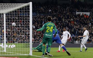 Rodrygo marc¨® el 2-4 para los madridistas.