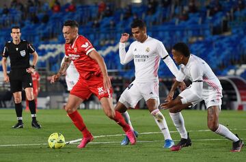 Ocampos, Casemiro y MIlitao.