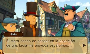 Captura de pantalla - El Profesor Layton vs. Phoenix Wright: Ace Attorney (3DS)