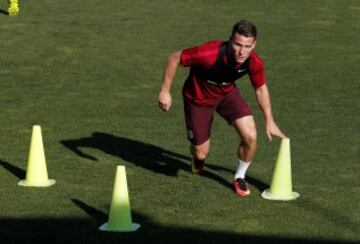 El primer día de Gameiro en el Atlético