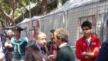 Jean Todt con Alain Prost.