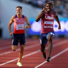 Knighton muestra facilidad pasmosa y Lyles responde con su show