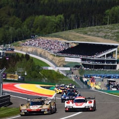 A Porsche le toca la lotería en Spa