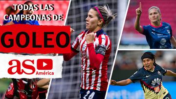 Todas las campeonas de goleo de la Liga MX Femenil