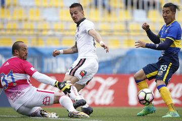 Las imágenes del agónico triunfo de Colo Colo sobre Everton