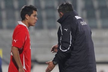 Carlos Muñoz jugó poco y nada en Argentina 2011: apenas 7' frente a Venezuela (1-2) en cuartos.