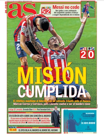 Las portadas de AS de abril