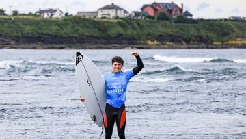 Dylan Donegan en el Wild Atlantic Way Junior Pro 2025
