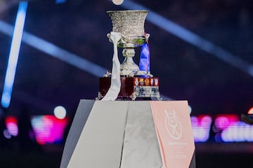 La Supercopa de España, trofeo ganado por el Real Madrid.