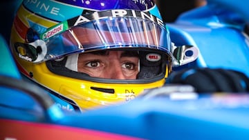 Fernando Alonso (Alpine). Estambul, Turquía. F1 2021.