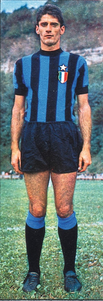 Goleador del Inter en la temporada 67/68 con 11 goles en 26 partidos 