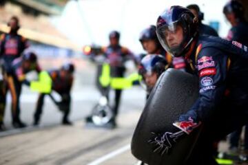 Miembros de la Escudería Toro Rosso.