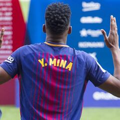 Yerry Mina en el top 10 de las ventas más caras del Barcelona