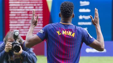 Yerry Mina en el top 10 de las ventas más caras del Barcelona