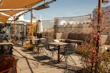 La azotea con toque gallego en plena Gran Vía de Madrid ideal para este otoño 