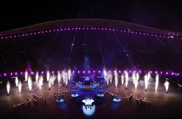 La cantante Anitta en la ceremonia de apertura de la final de la Champions League.
