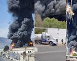 Incendio en Ecatepec: Así se ven las columnas de humo negro en zona industrial de Xalostoc