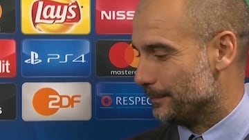 Pep se mordió la lengua con el árbitro: el DT se contuvo