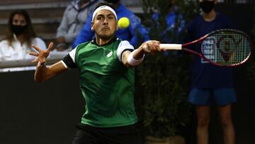Santiago11 Marzo 2021
El tenista Cristian Garin se enfrenta al tenista Alejandro Tabilo, ambos de nacionalidad chilena, durante el ATP de Santiago realizado en San Carlos de Apoquindo.
Javier Salvo/ Photosport