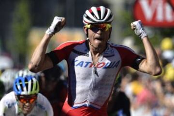 Alexander Kristoff celebra la victoria