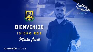 Isi Ros se convierte en nuevo jugador del AD Alcorcón