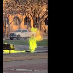 Neon green flames erupt in manhole explosion on Texas Tech campus, forces evacuation and canceled classes