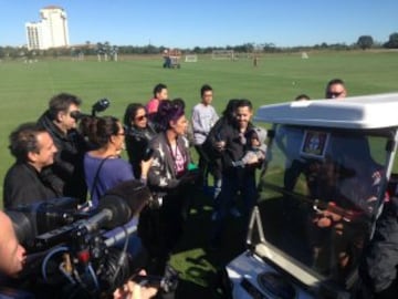 El equipo entrenó para la Florida Cup