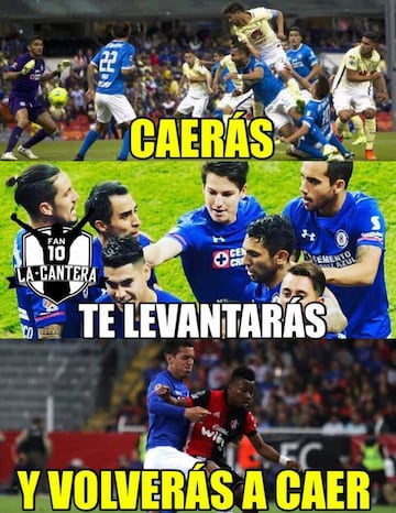 Los 18 memes que se burlan de Cruz Azul por su derrota ante Atlas