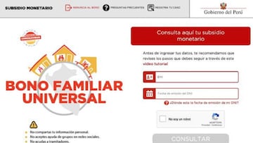 Bono Familiar Universal y 600 soles: link y cómo ver con DNI quién puede cobrarlo hoy, 24 de mayo