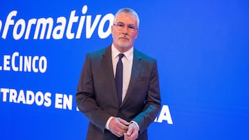 (Foto de ARCHIVO)
David Cantero posa durante la presentación de los nuevos Informativos Telecinco, a 12 de enero de 2024, en Madrid (España).
José Oliva / Europa Press
FAMOSOS;TELEVISIÓN;INFORMATIVOS;PRESENTACIÓN;PLATÓ
12/1/2024