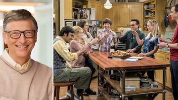 Im&aacute;genes de Bill Gates y de una escena de &quot;The Big Bang Theory&quot;