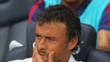 Luis Enrique sentó a Neymar al inicio de temporada.