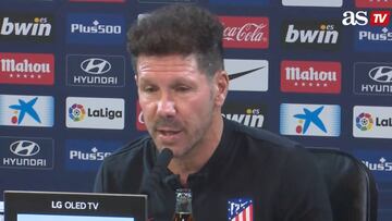 Simeone elige los tres jugadores de la plantilla del Madrid que él considera más importantes