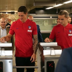 El Atleti estrena la parada de Metro de Estadio Metropolitano