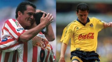 Carlos Hermosillo jugó para el América de 1983 a 1989 y regresó con los azulcremas para el año 2000, acumulando un total de 104 anotaciones. En 2001 jugó su última campaña como futbolista vistiendo lo colores de Chivas.