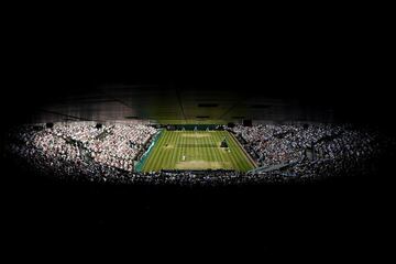 El encuentro se ha disputado en la pista central del All Englanc Club de Wimbledon.