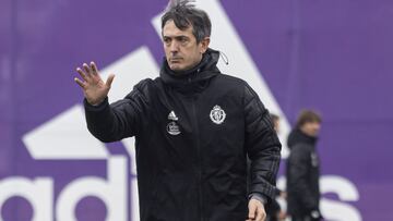 VALLADOLID, 16/02/2022. PHOTOGENIC. ENTRENAMIENTO DEL REAL VALLADOLID. Pacheta.