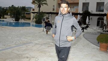 Greg Van Avermaet posa para AS durante la concentraci&oacute;n de pretemporada del CCC en Denia, Alicante.