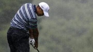 La lluvia inundó Beth Page, pero Tiger salió