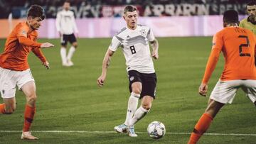 Alemania Vs Holanda en la Liga de las Naciones.